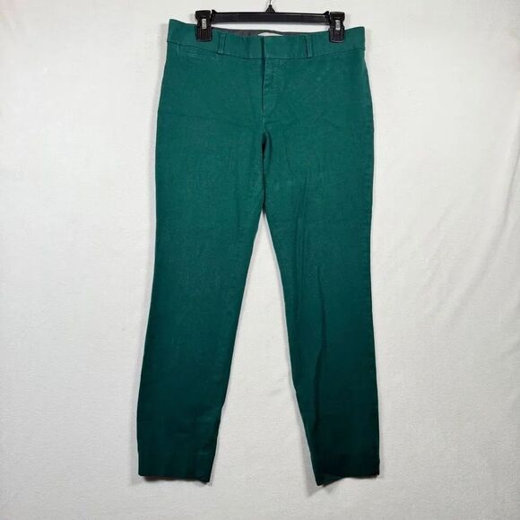 Banana Republic Pants - Banana Republic Sloan Pants Womens 6 Green Ankle Stretch Career Slim